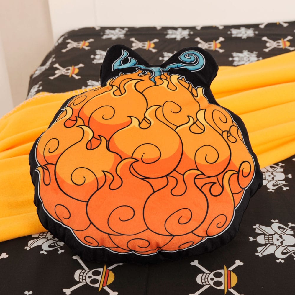 One Piece Dekokissen Feuer Feuer Frucht 36 cm Image 2
