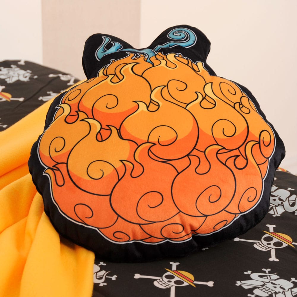 One Piece Dekokissen Feuer Feuer Frucht 36 cm Image 3