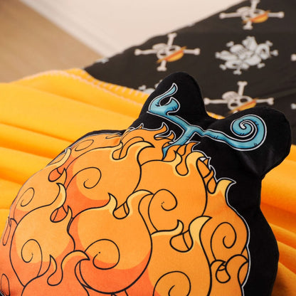 One Piece Dekokissen Feuer Feuer Frucht 36 cm Image 4