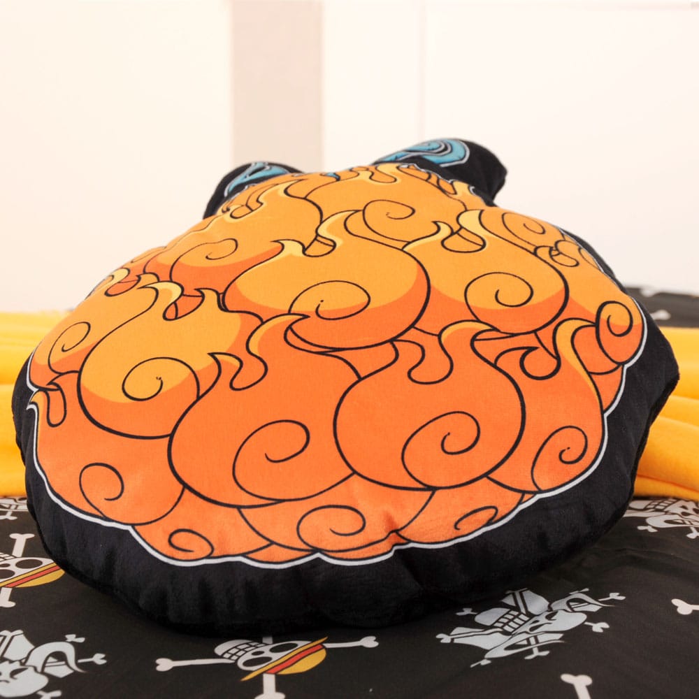 One Piece Dekokissen Feuer Feuer Frucht 36 cm Image 6