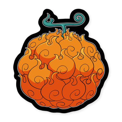 One Piece Dekokissen Feuer Feuer Frucht 36 cm Image 8