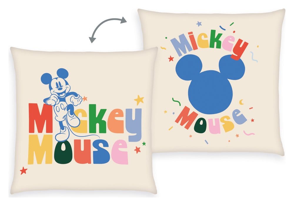 Disney Soft Velboa Kissen Mickey Mouse 40 x 40 cm Image