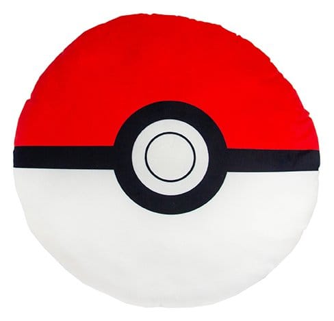Pokémon Soft Velboa Dekokissen Pokeball 30 x 30 cm Image