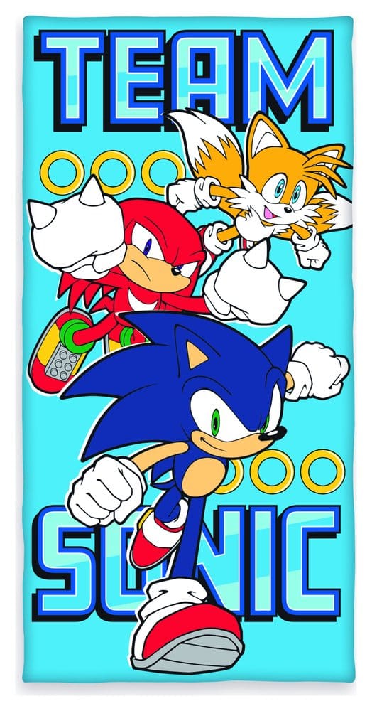 Sonic Strandlaken Team Sonic 70 x 140 cm Image