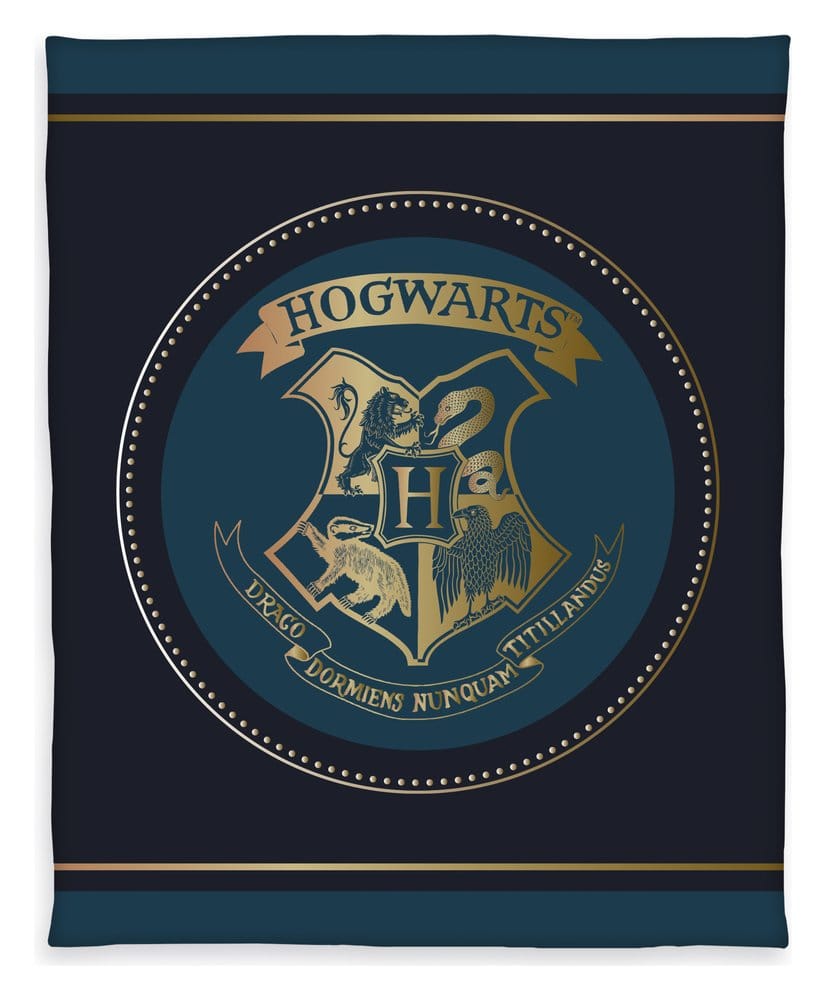 Harry Potter Fleecedecke Hogwarts Crest 130 x 160 cm Image