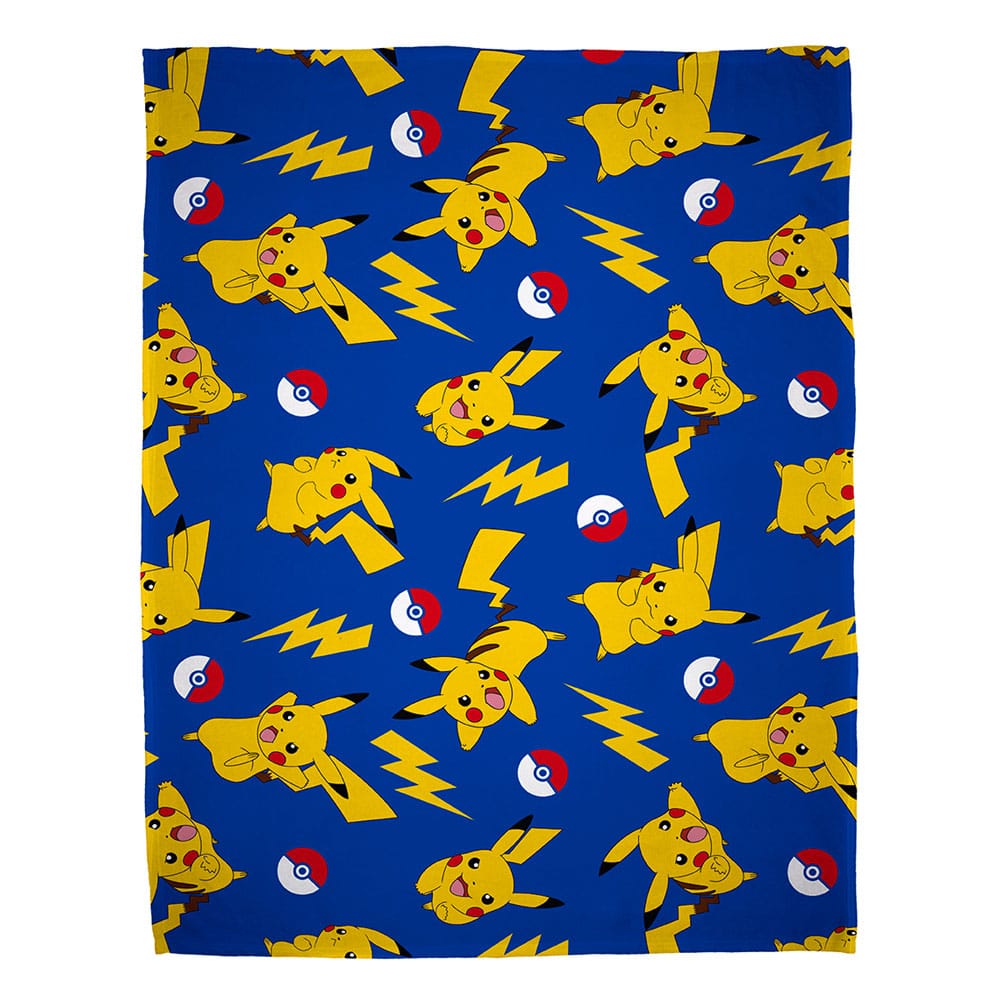 Pokemon Decke Pikachu Allover Print  130 x 170 cm Image