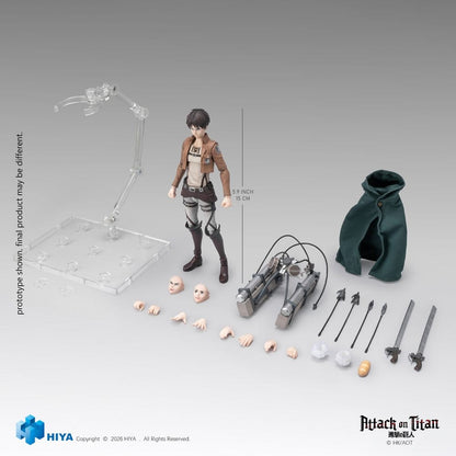 Attack on Titan Exquisite Basic Series Actionfigur 1/12 Eren Yeager 15 cm Image 5