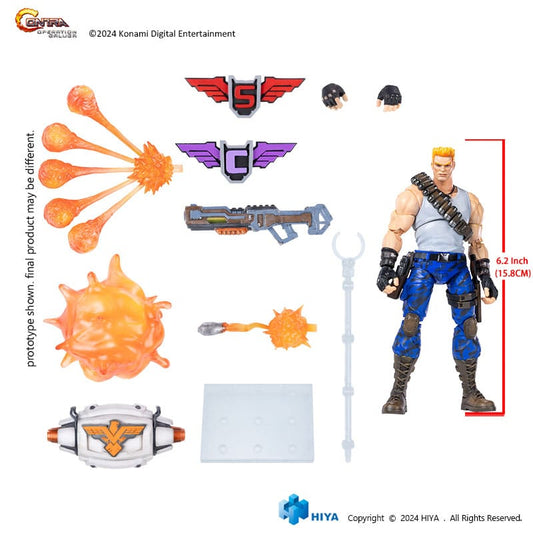Contra: Operation Galuga Exquisite Basic Actionfigur Bill Rizer 16 cm Image 2