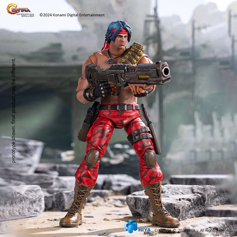 Contra: Operation Galuga Exquisite Basic Actionfigur Lance Bean 16 cm Image 6