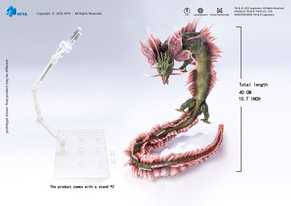 Godzilla x Kong The New Empire Exquisite Basic Actionfigur Tiamat 40 cm Image 2