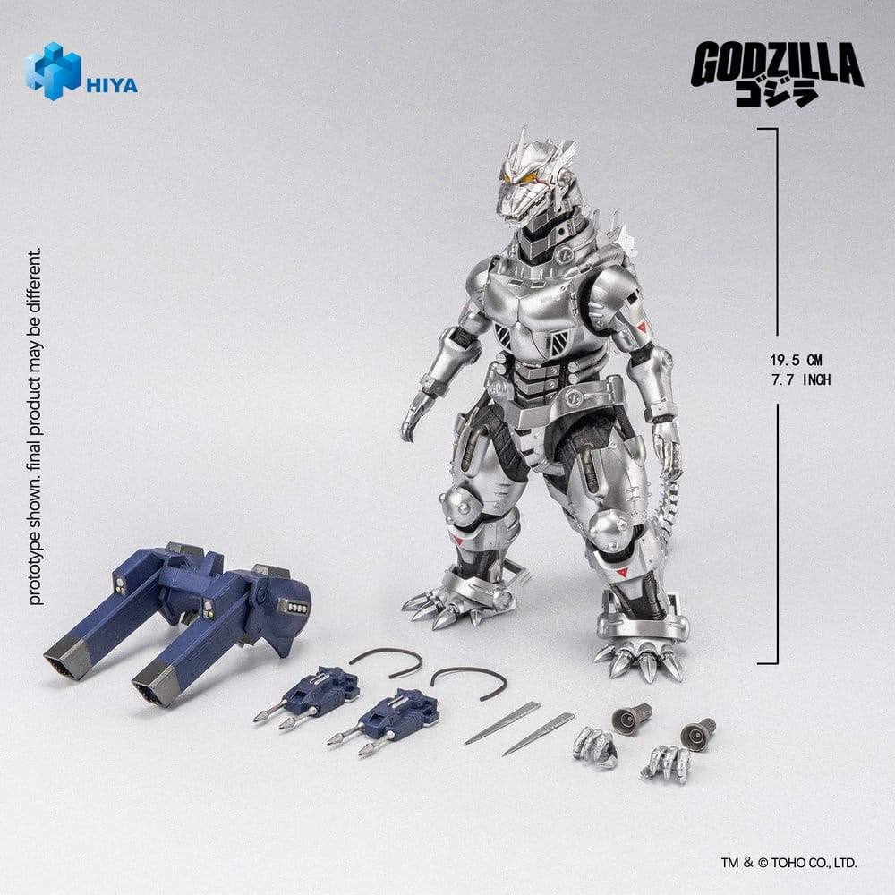Godzilla Against Mechagodzilla (2002) Exquisite Basic Series Actionfigur Mechagodzilla MFS-3 20 cm Image 2