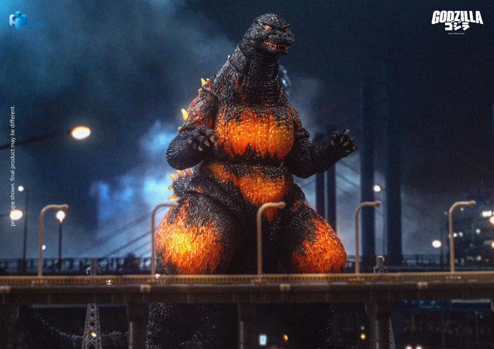 Godzilla vs. Destoroyah (1995) Exquisite Basic Actionfigur Burning Godzilla 18 cm Image 6