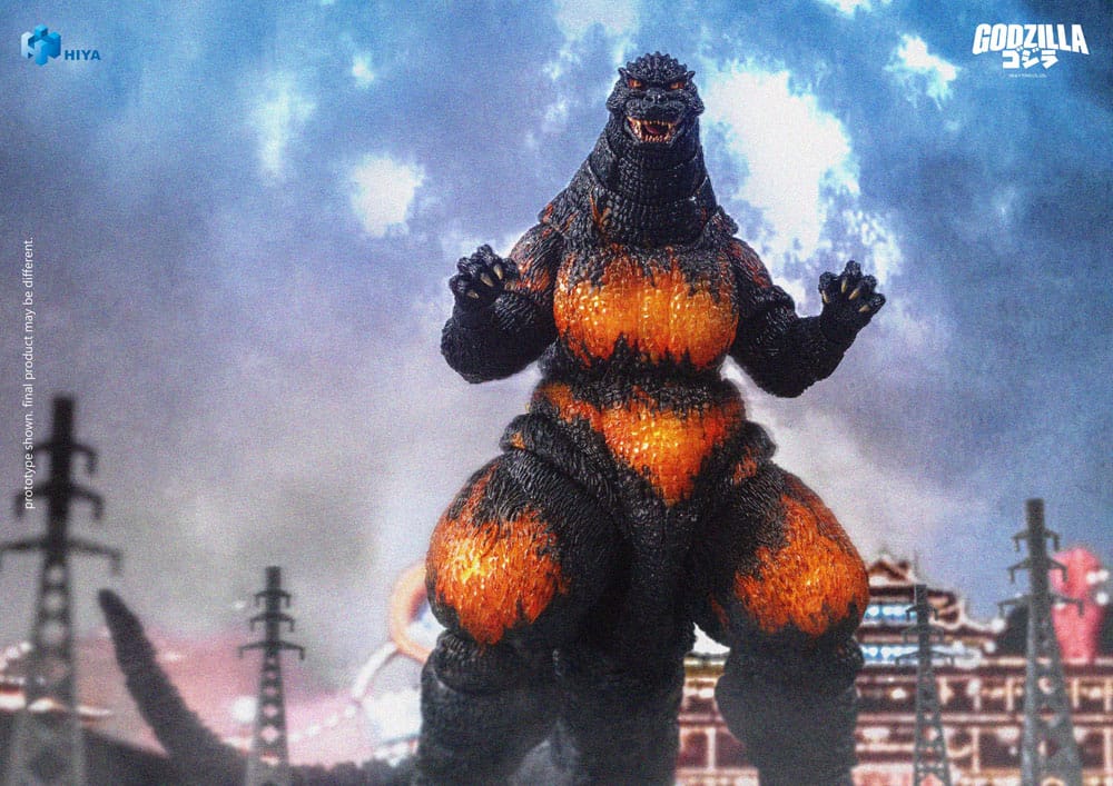 Godzilla vs. Destoroyah (1995) Exquisite Basic Actionfigur Burning Godzilla 18 cm Image 8