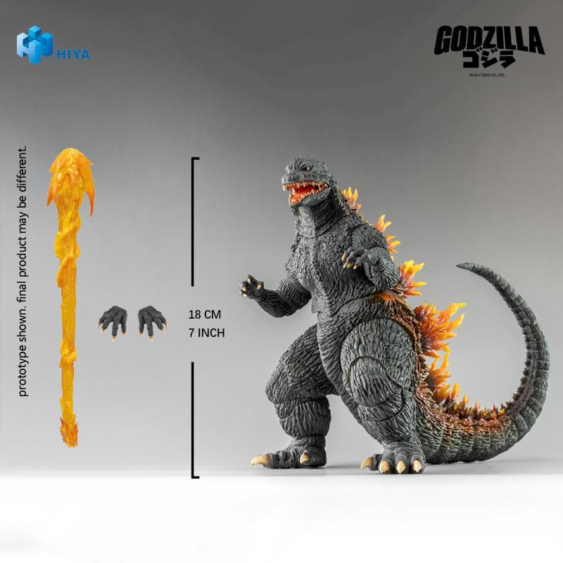 Godzilla 2000: Millennium (1999) Exquisite Basic Actionfigur Godzilla Heat Ray 18 cm Image 9