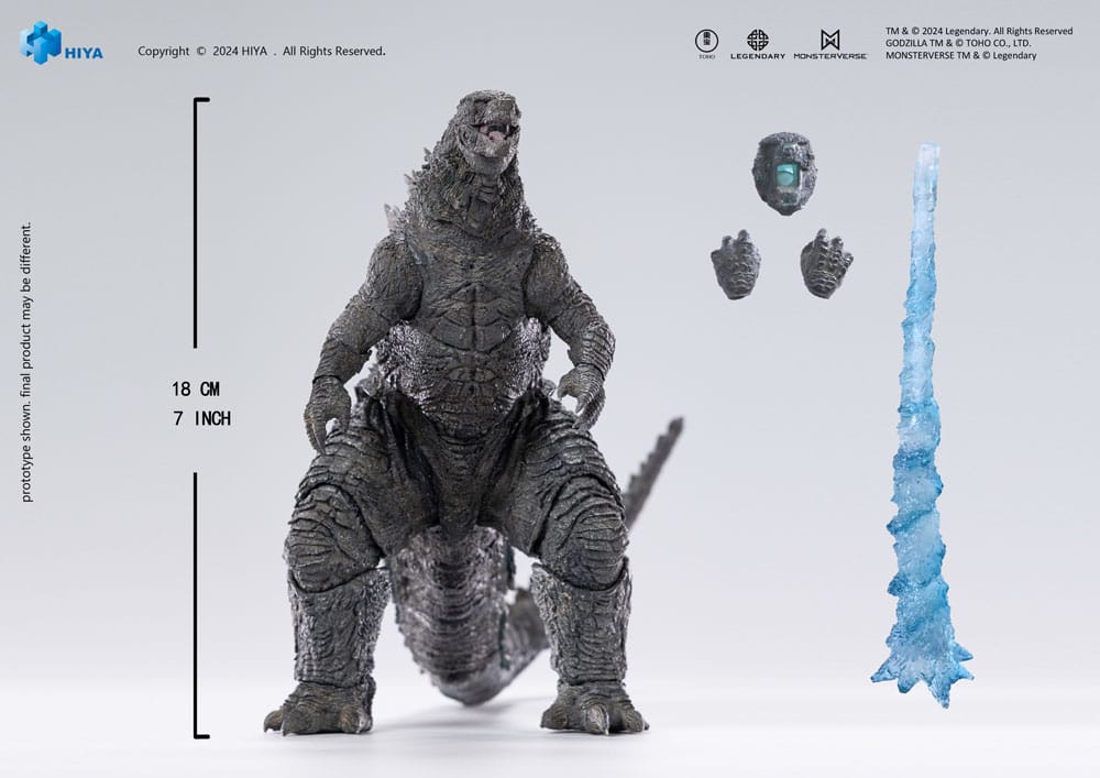 Godzilla vs. Kong 2001 Exquisite Basic+ Actionfigur Heat Ray Godzilla 18 cm Image 2