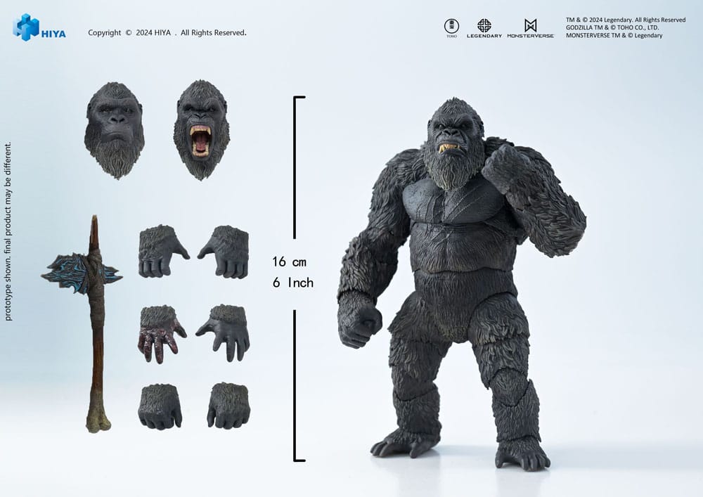 Godzilla x Kong: The New Empire Exquisite Basic Actionfigur Kong 16 cm Image 5