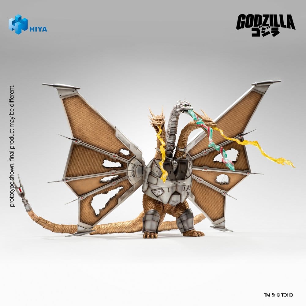 Godzilla vs. King Ghidorah Exquisite Basic Actionfigur Battle Damaged Mecha King Ghidorah 33 cm Image 3