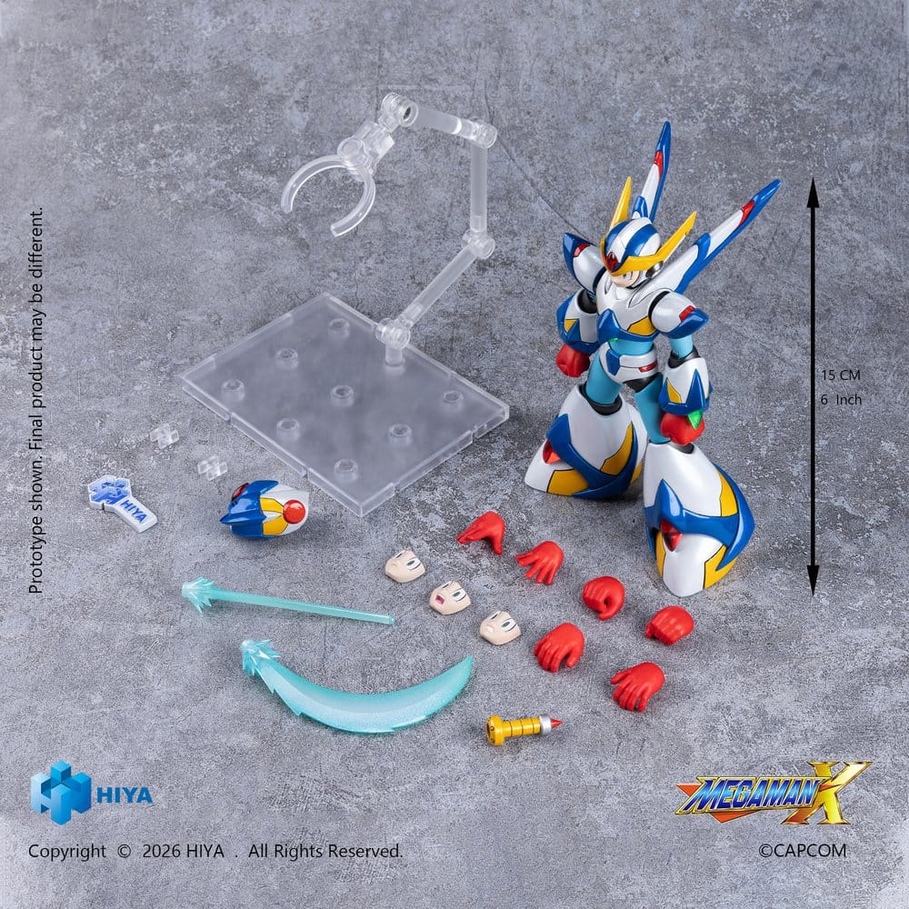 Mega Man X Exquisite Basic Series Actionfigur X Falcon Armor Version 15 cm Image 9