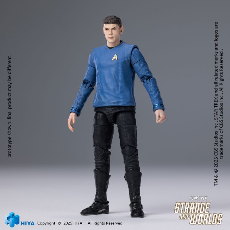 Star Trek Strange New Worlds Exquisite Mini Series Actionfigur 1/18 Spock 11 cm Image 1