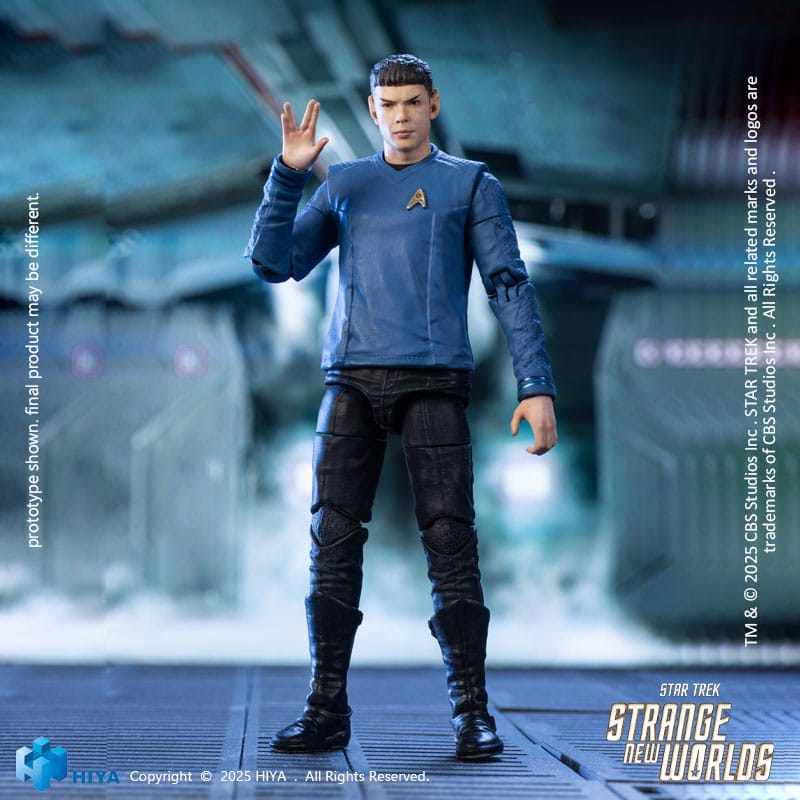 Star Trek Strange New Worlds Exquisite Mini Series Actionfigur 1/18 Spock 11 cm Image 2