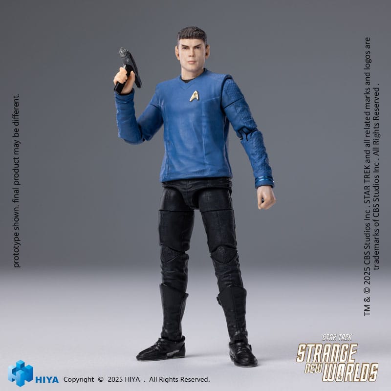 Star Trek Strange New Worlds Exquisite Mini Series Actionfigur 1/18 Spock 11 cm Image 3