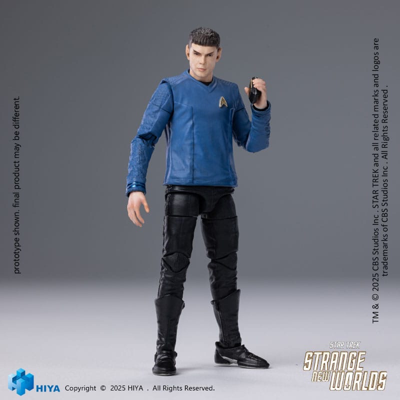 Star Trek Strange New Worlds Exquisite Mini Series Actionfigur 1/18 Spock 11 cm Image 5