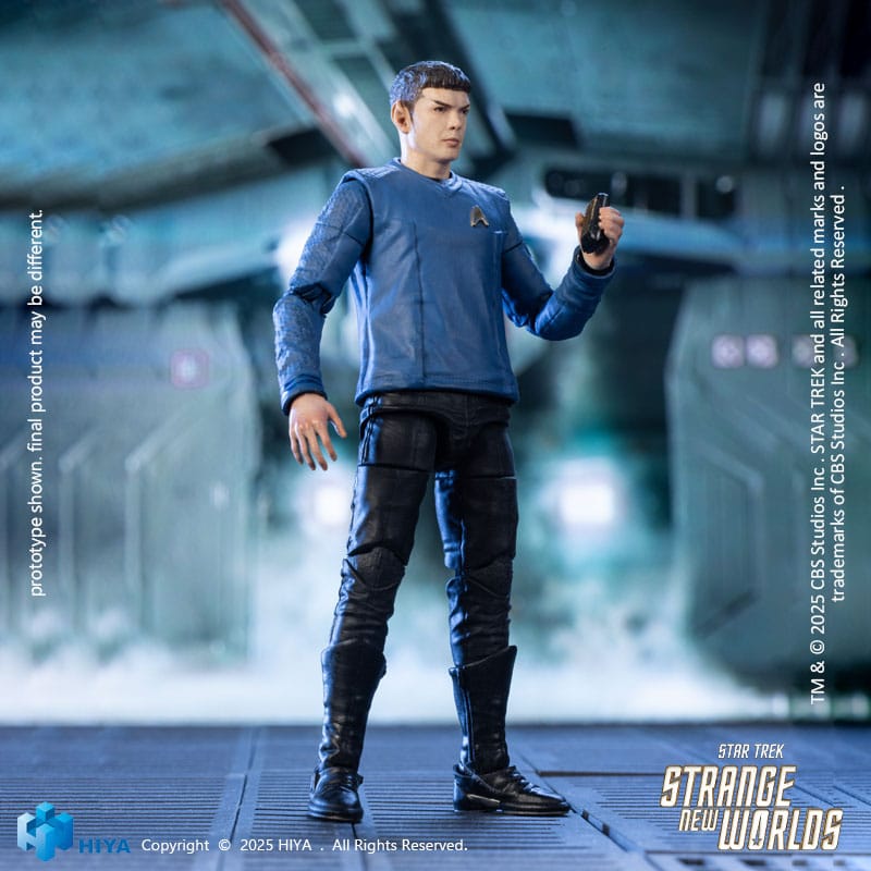 Star Trek Strange New Worlds Exquisite Mini Series Actionfigur 1/18 Spock 11 cm Image 6