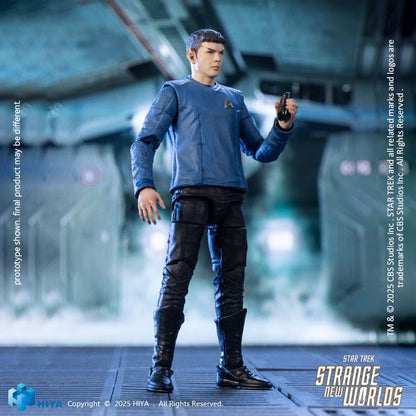 Star Trek Strange New Worlds Exquisite Mini Series Actionfigur 1/18 Spock 11 cm Image 6