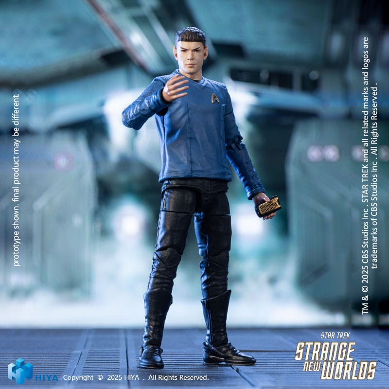 Star Trek Strange New Worlds Exquisite Mini Series Actionfigur 1/18 Spock 11 cm Image 7