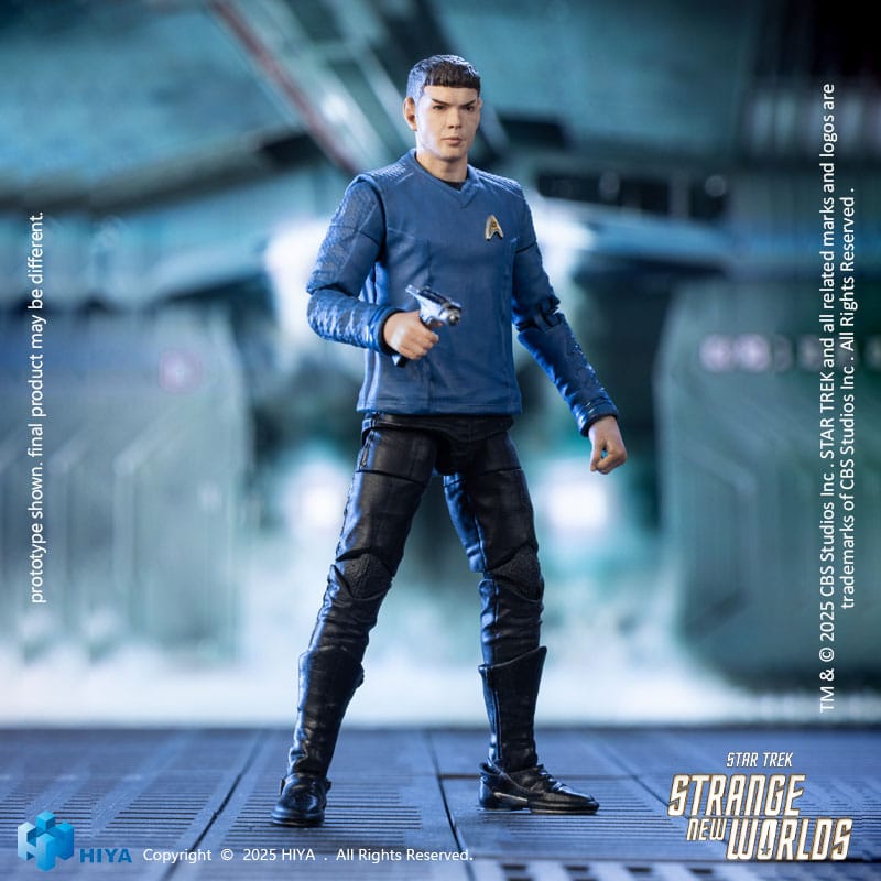 Star Trek Strange New Worlds Exquisite Mini Series Actionfigur 1/18 Spock 11 cm Image 8