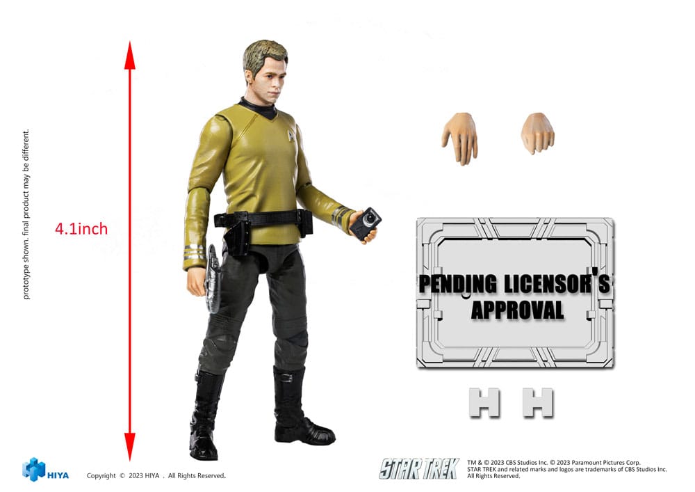 Star Trek Exquisite Mini Actionfigur 1/18 Star Trek 2009 Kirk 10 cm Image 11