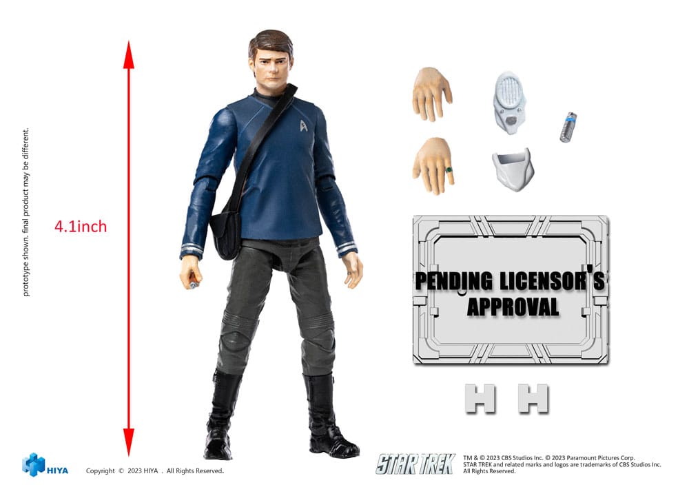 Star Trek Exquisite Mini Actionfigur 1/18 Star Trek 2009 McCoy10 cm Image 11