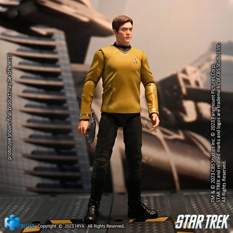 Star Trek Exquisite Mini Actionfigur 1/18 Star Trek 2009 Sulu 10 cm Image 3
