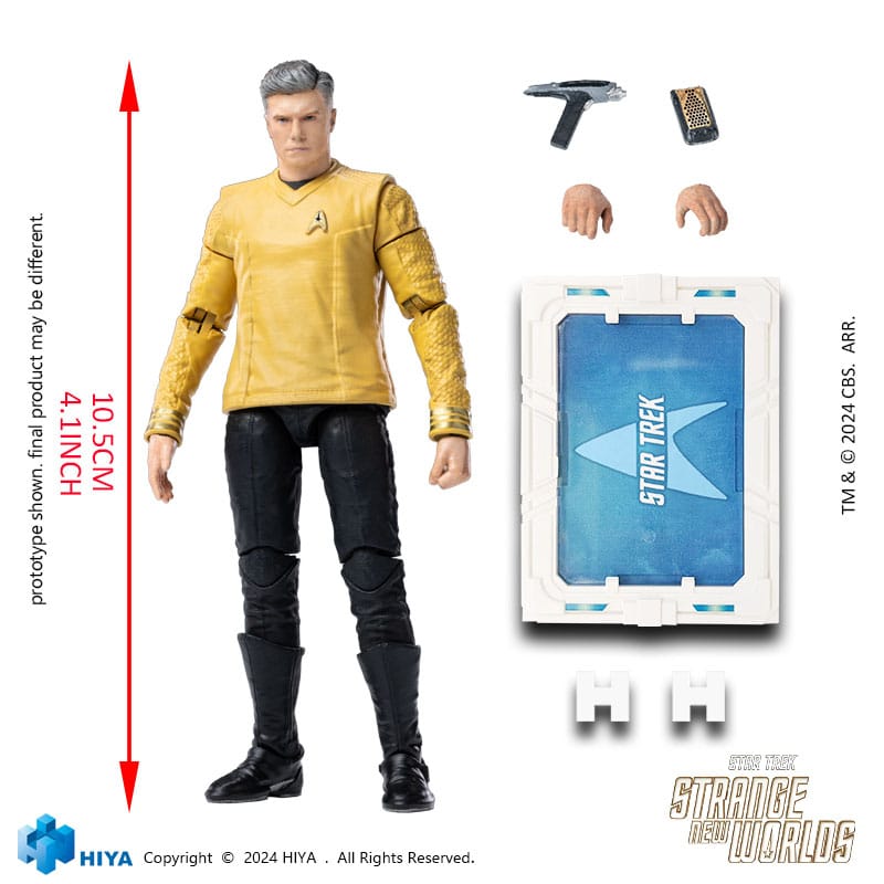Star Trek Strange New Worlds Exquisite Mini Series Actionfigur 1/18 Pike 11 cm Image 10