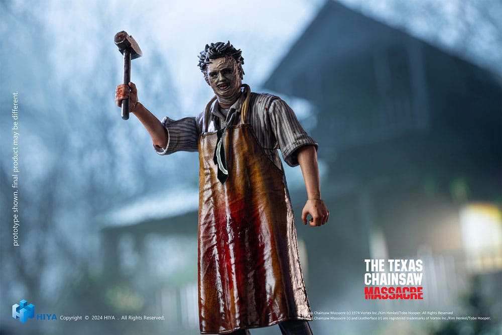 Texas Chainsaw Massacre (1974) Exquisite Mini Actionfigur 1/18 LeatherFace - Killing Mask 11 cm Image 3