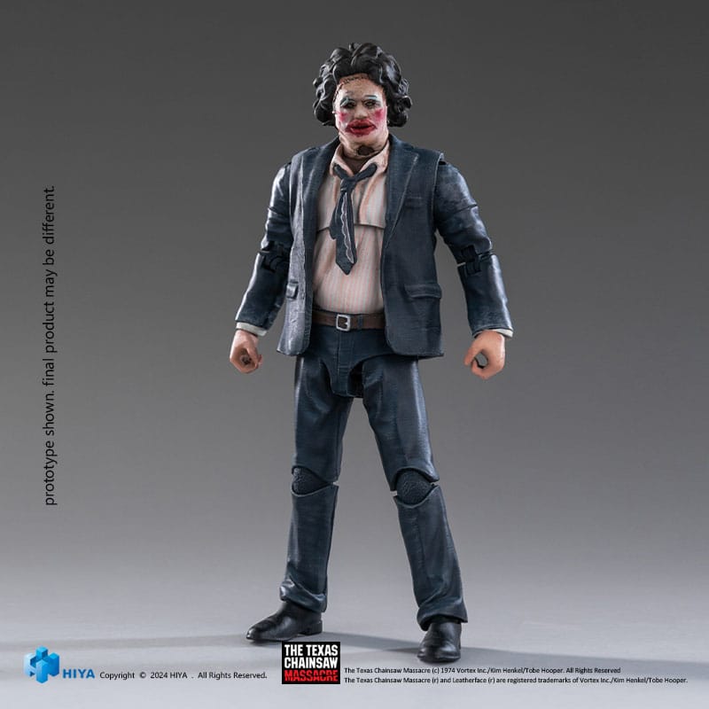 Texas Chainsaw Massacre (1974) Exquisite Mini Actionfigur 1/18 LeatherFace - Pretty Woman Mask 11 cm Image 3