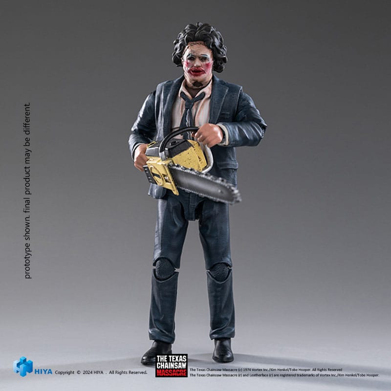 Texas Chainsaw Massacre (1974) Exquisite Mini Actionfigur 1/18 LeatherFace - Pretty Woman Mask 11 cm Image 6