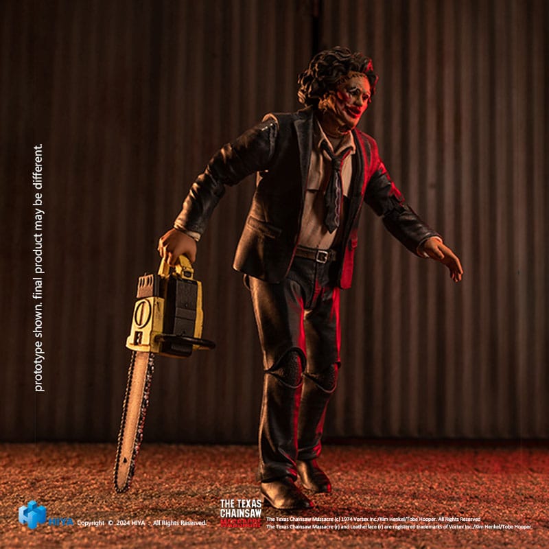Texas Chainsaw Massacre (1974) Exquisite Mini Actionfigur 1/18 LeatherFace - Pretty Woman Mask 11 cm Image 9