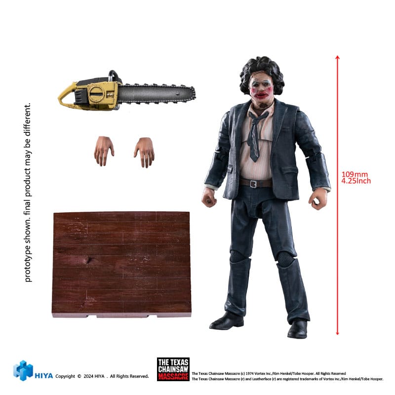 Texas Chainsaw Massacre (1974) Exquisite Mini Actionfigur 1/18 LeatherFace - Pretty Woman Mask 11 cm Image 16