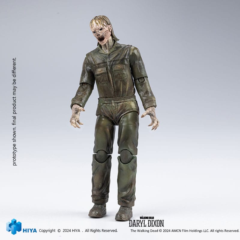 The Walking Dead Exquisite Mini Actionfigur 1/18 Daryl Dixon Dark Eyes Walker 11 cm Image 1
