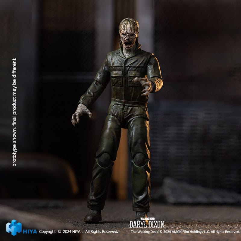 The Walking Dead Exquisite Mini Actionfigur 1/18 Daryl Dixon Dark Eyes Walker 11 cm Image 4