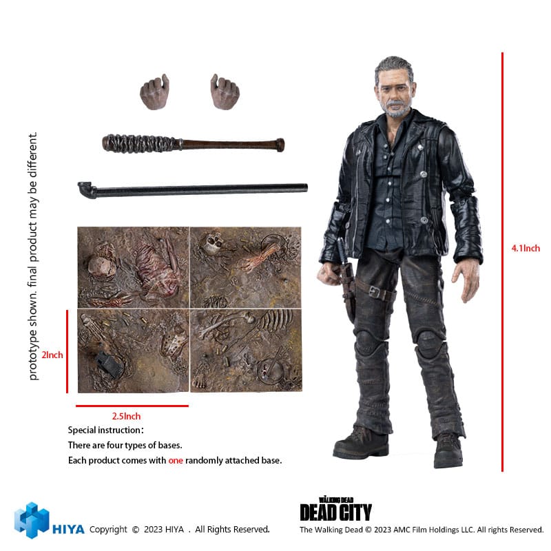 The Walking Dead Exquisite Mini Actionfigur 1/18 Dead City Negan 11 cm Image 10
