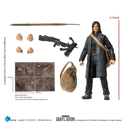 The Walking Dead Exquisite Mini Actionfigur 1/18 Daryl 11 cm Image 2