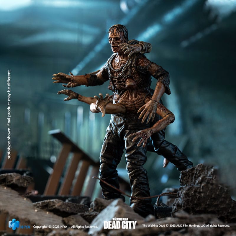 The Walking Dead Exquisite Mini Actionfigur 1/18 Dead City Walker King 11 cm Image 9