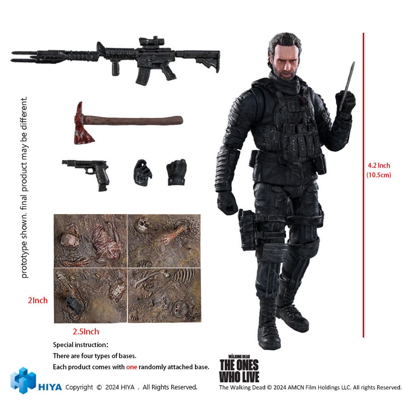 The Walking Dead: The Ones Who Lived Exquisite Mini Actionfigur 1/18 Rick Grimes 11 cm Image 9