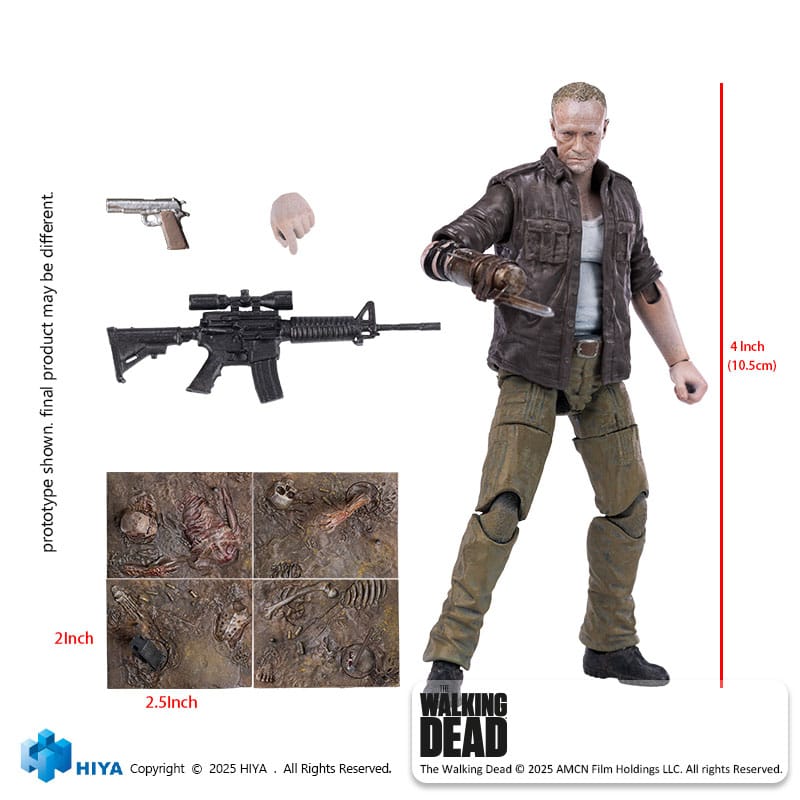 The Walking Dead Exquisite Mini Actionfigur 1/18 Merle 11 cm Image 11