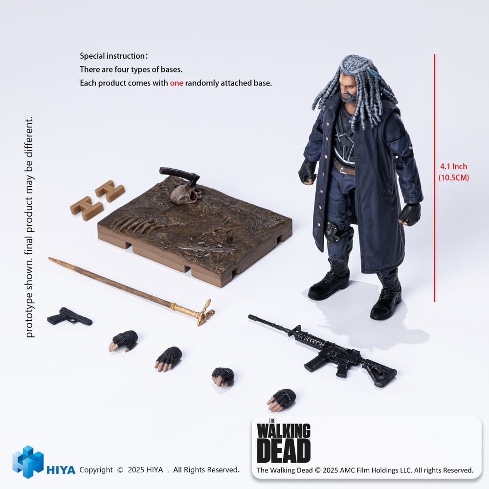 The Walking Dead Exquisite Mini Series Actionfigur 1/18 Ezekiel 11 cm Image 9