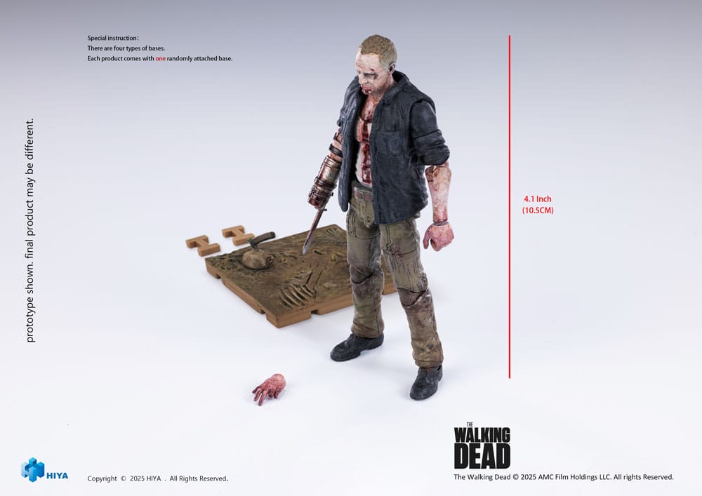 The Walking Dead Exquisite Mini Series Actionfigur 1/18 Merle 11 cm Image 4