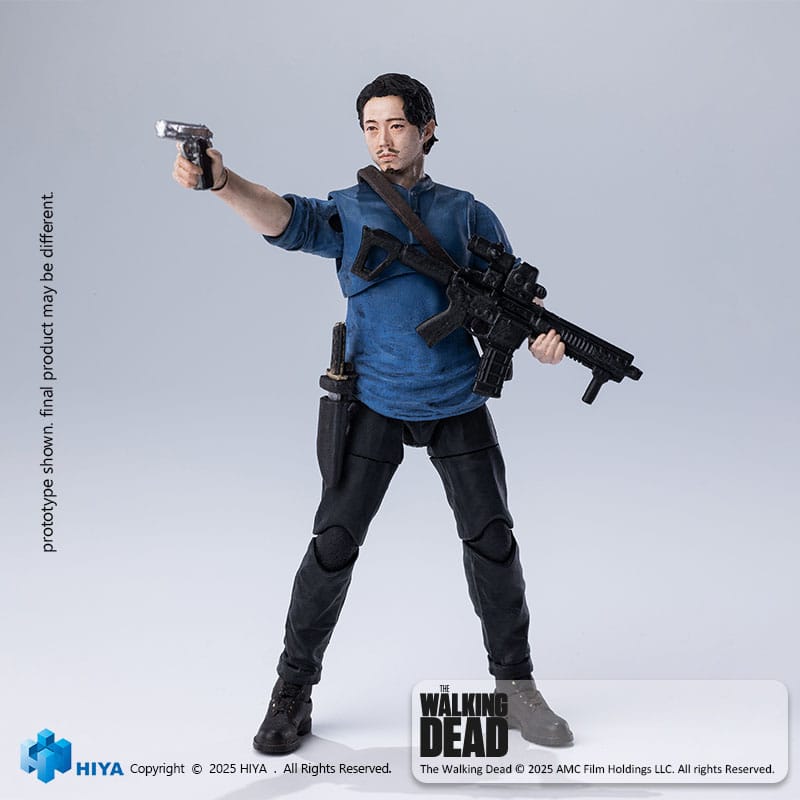 The Walking Dead Exquisite Mini Series Actionfigur 1/18 Glenn 11 cm Image 3