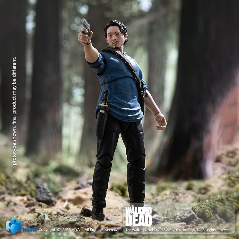 The Walking Dead Exquisite Mini Series Actionfigur 1/18 Glenn 11 cm Image 4